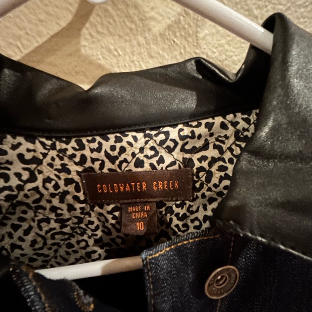NWT- Coldwater Creek Denim Jacket - Picture 2 of 3